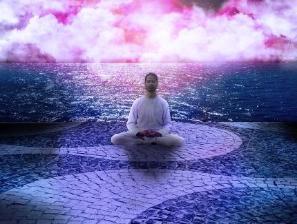 What is a nootropic compound - Man focusing his mind by meditating.