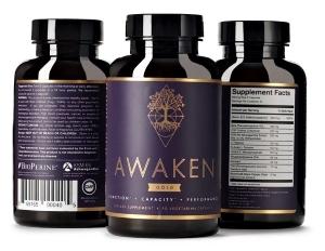 The Best Memory Supplements for Seniors - 3 Bottles of Awaken Gold