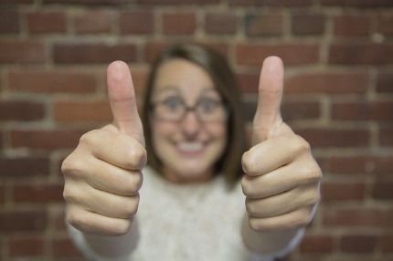 Is PQQ a Nootropic - Lady Giving Two Thumbs Up