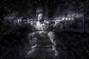 Best Supplement for Energy and Concentration - Body Builder Power Lifting Weights