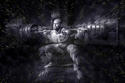 Best Supplement for Energy and Concentration - Body Builder Power Lifting Weights