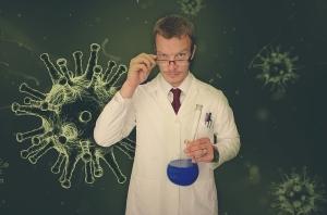 How does CoQ10 Benefit the Brain - Scientist Holding Flask