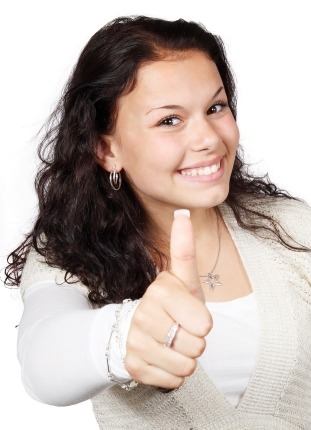 Is Sage a Nootropic - Young Lady giving Thumbs Up