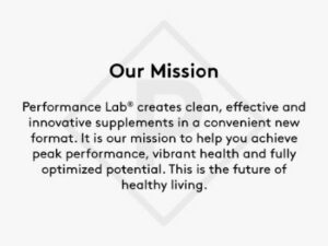 Performance Lab Mission Statement.